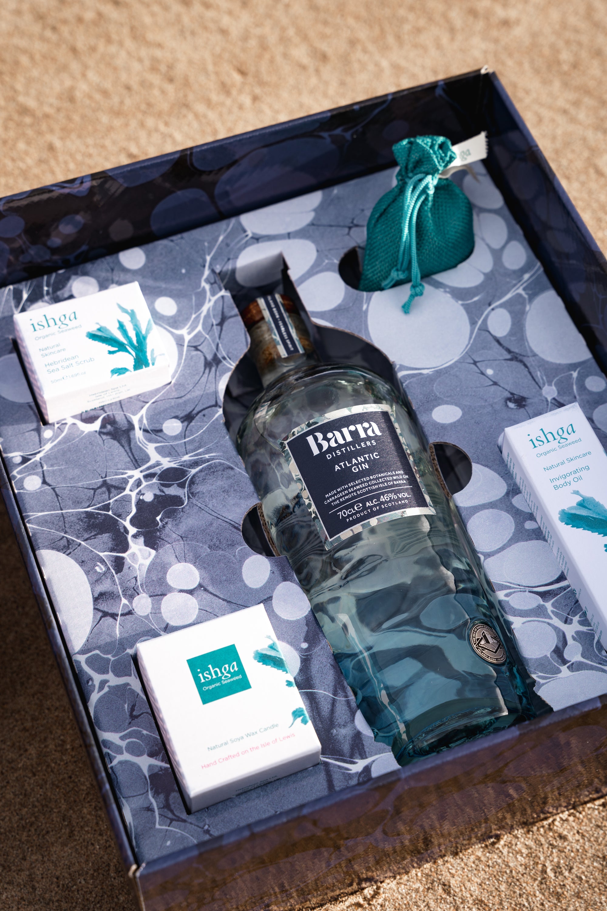 Barra Distillers & ishga Skincare Set