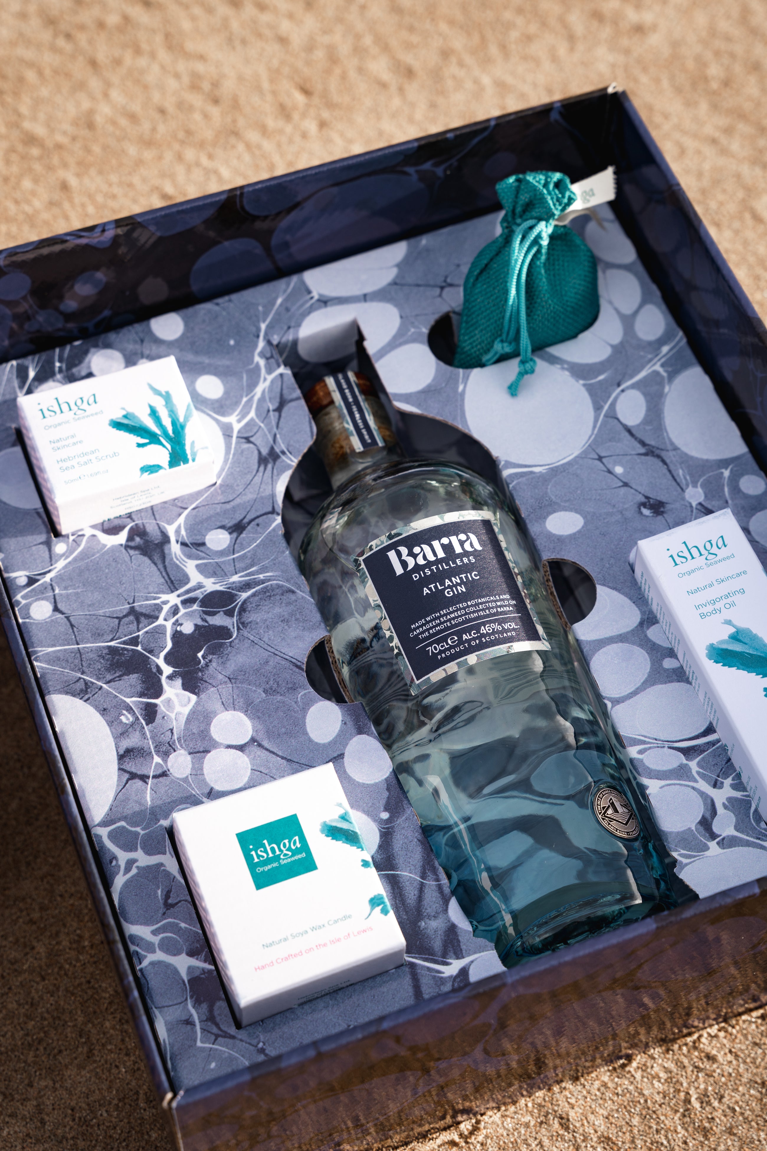 Barra Distillers & ishga Skincare Set